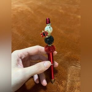 ✨New✨ Hand Beaded Little Devil Guy Pen 😈  (bundle 3/$16)